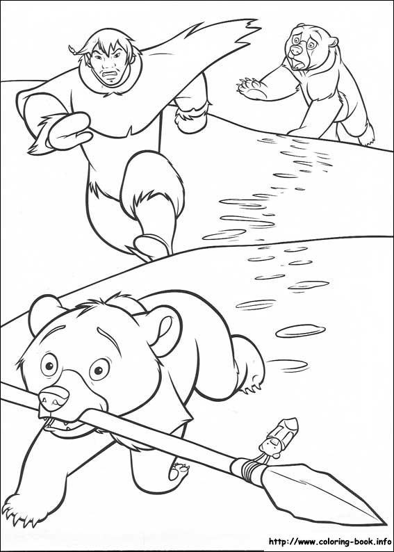 Brother Bear coloring picture